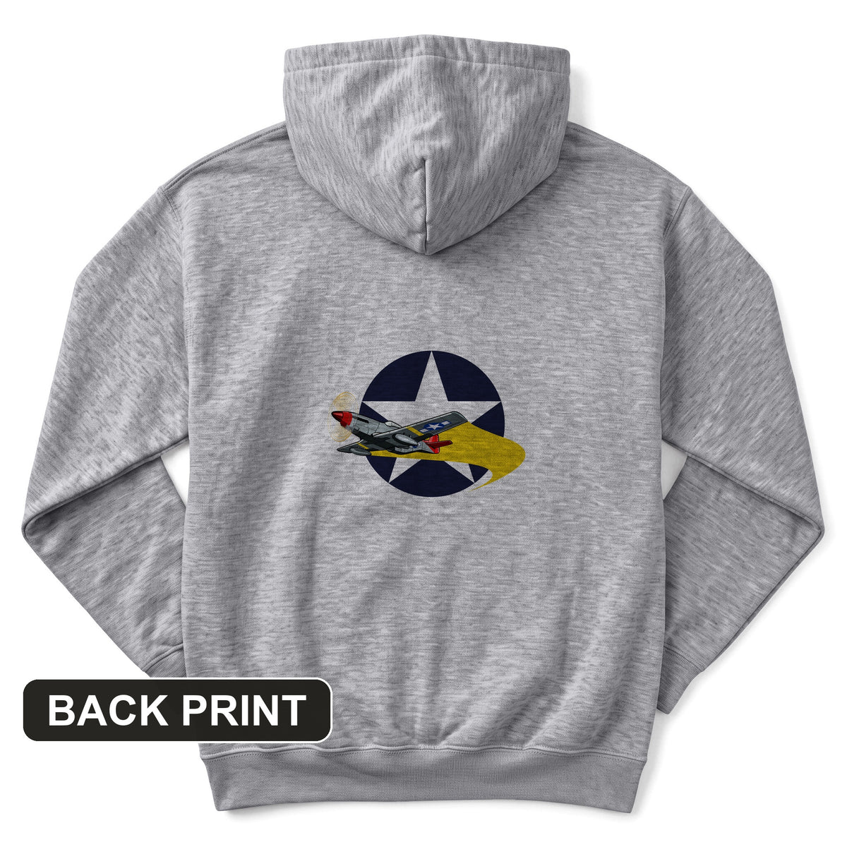 Tuskegee Red Tails Back Print Hoodie