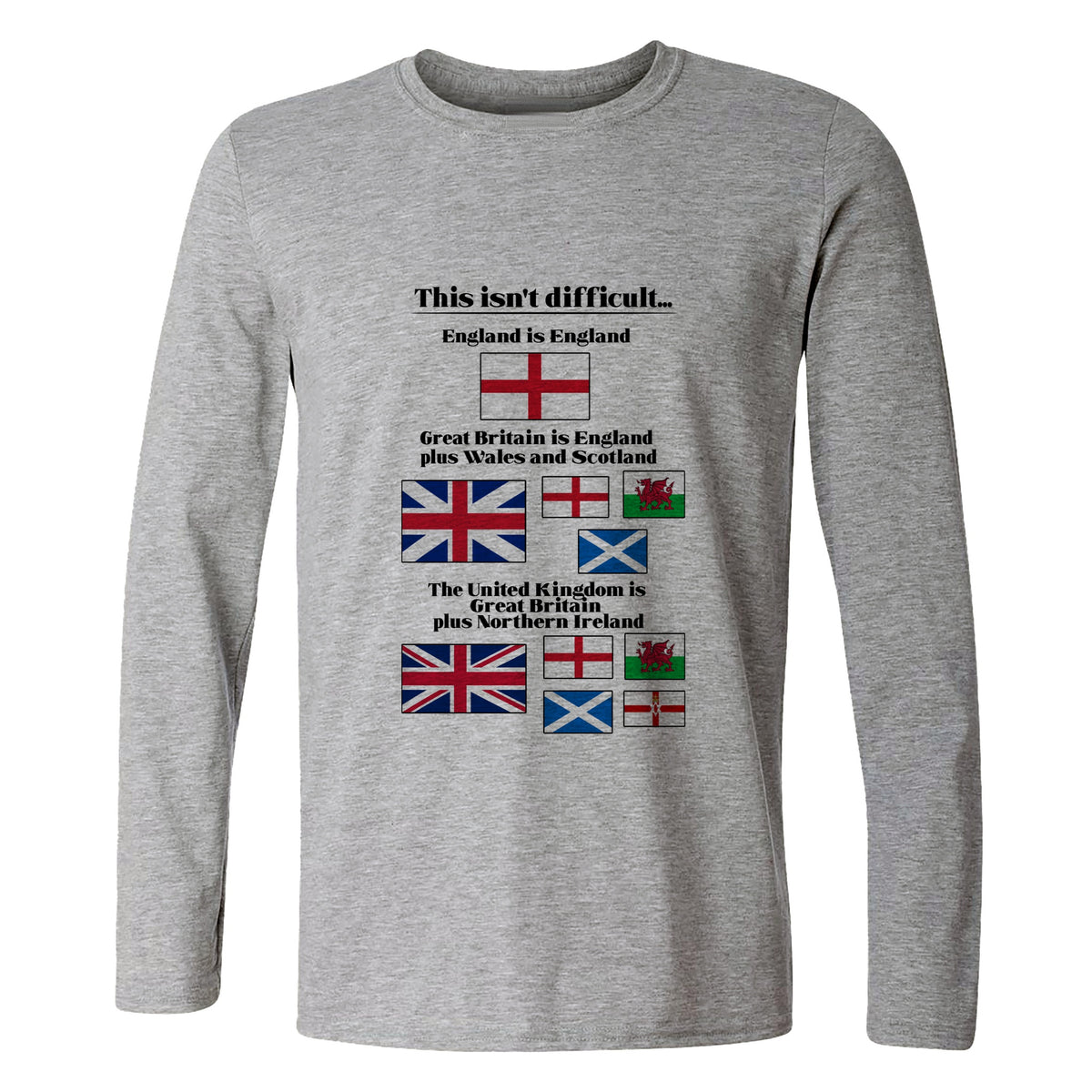 UK Make-up Long Sleeve T-Shirt