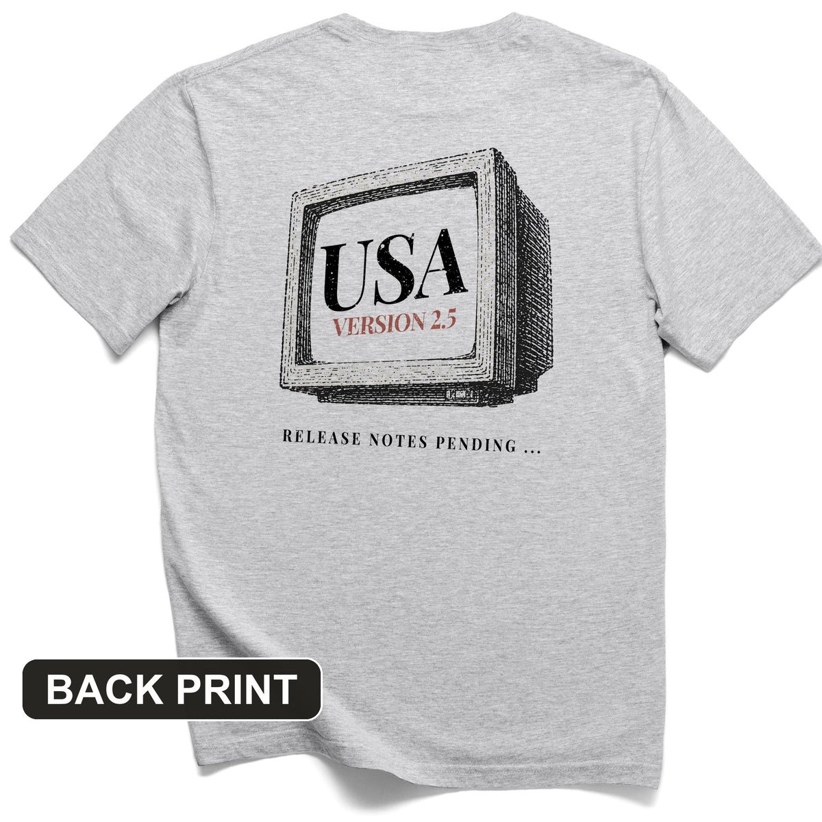 USA 2.5 Back Print T-Shirt