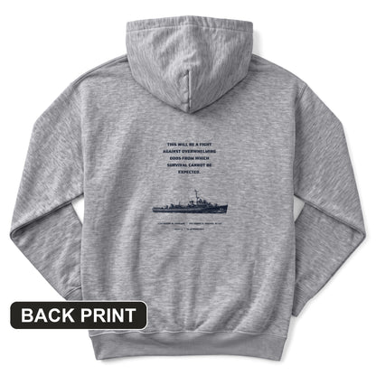 USS Samuel B. Roberts - Last Stand off Samar Back Print Hoodie