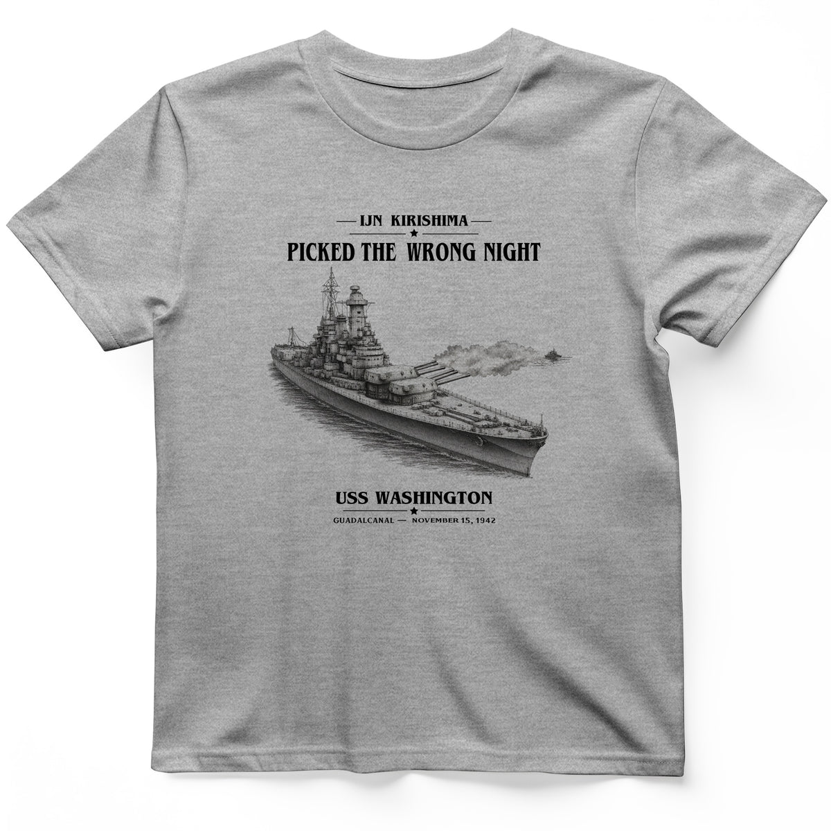 USS Washington at Guadalcanal T-Shirt