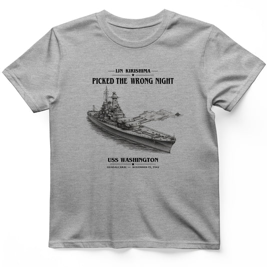 USS Washington at Guadalcanal T-Shirt