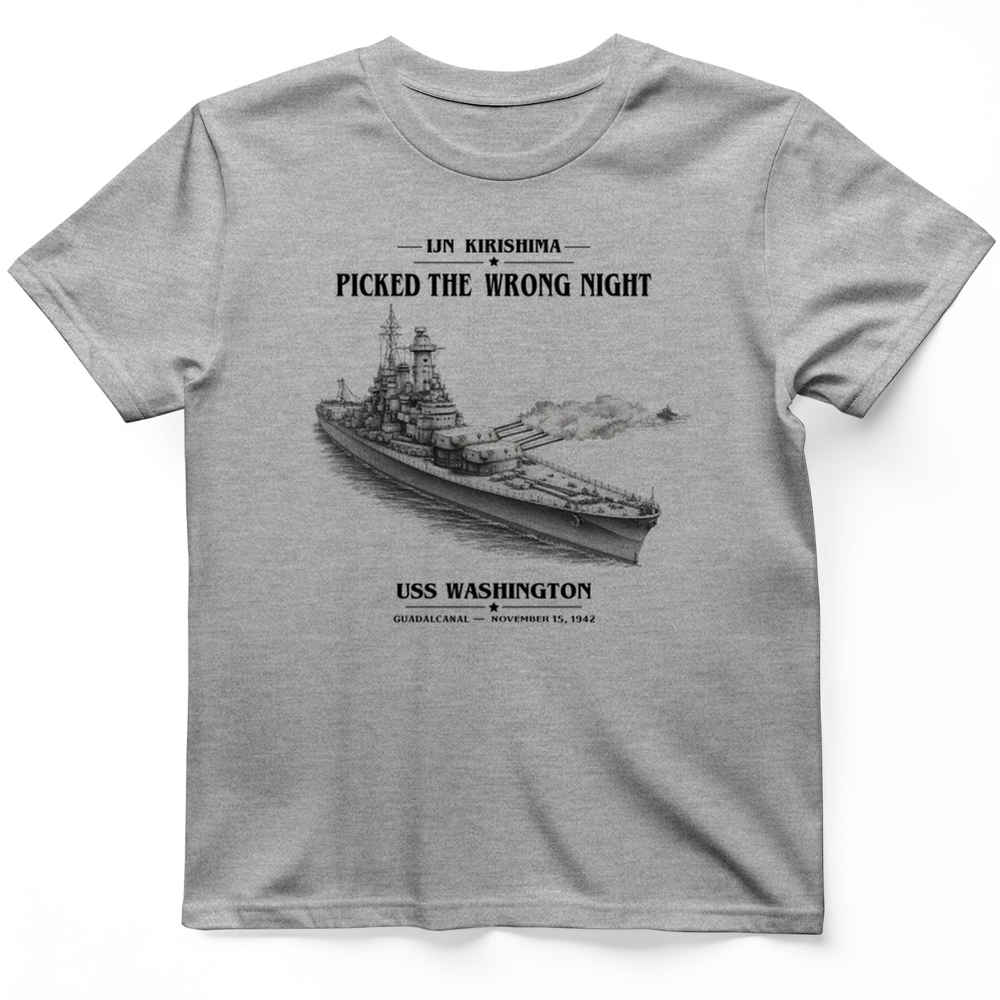 USS Washington at Guadalcanal T-Shirt
