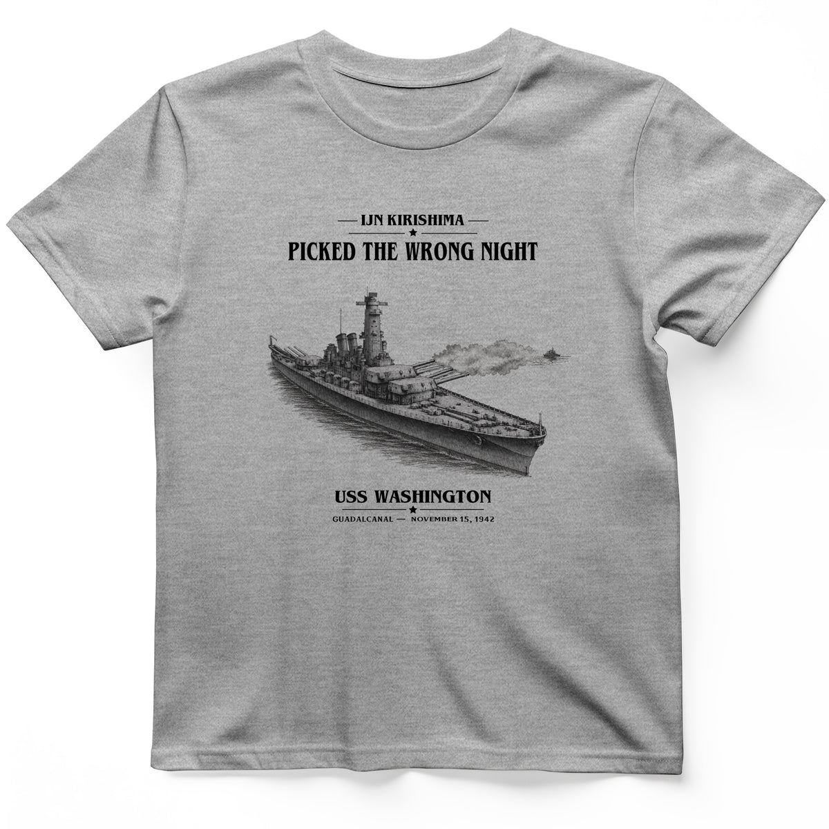 USS Washington at Guadalcanal T-Shirt