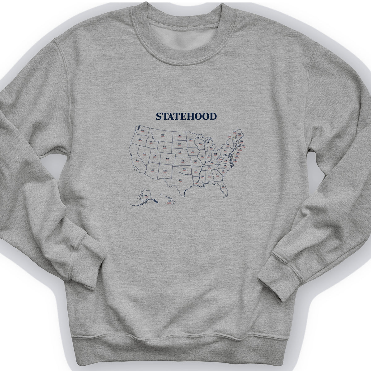 US Statehood Crewneck