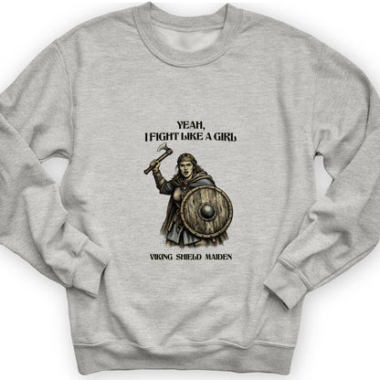 Viking Shield Maiden Sweatshirt