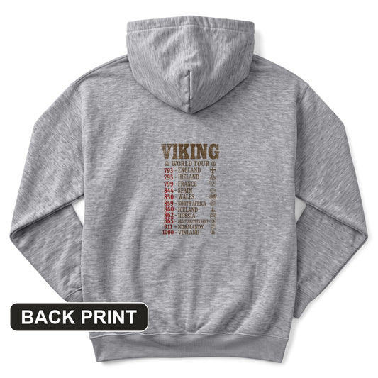 Viking World Tour Back Print Hoodie