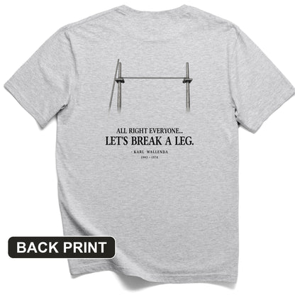 Wallendas Back Print T-Shirt