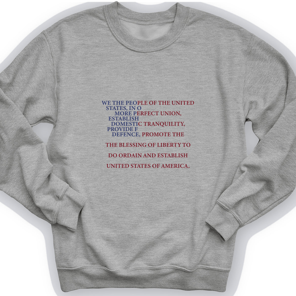 We The People Flag Crewneck