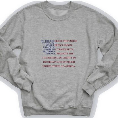 We The People Flag Crewneck