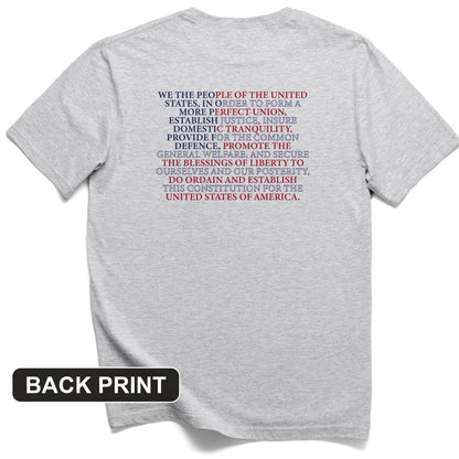 We The People Flag Back Print T-Shirt