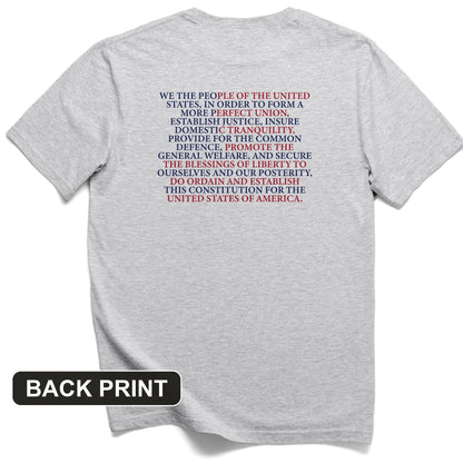 We The People Flag Back Print T-Shirt