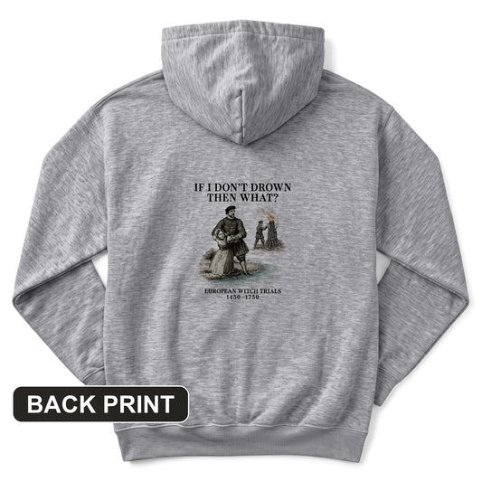 Witch Back Print Hoodie