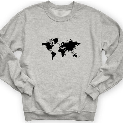 World Map Crewneck