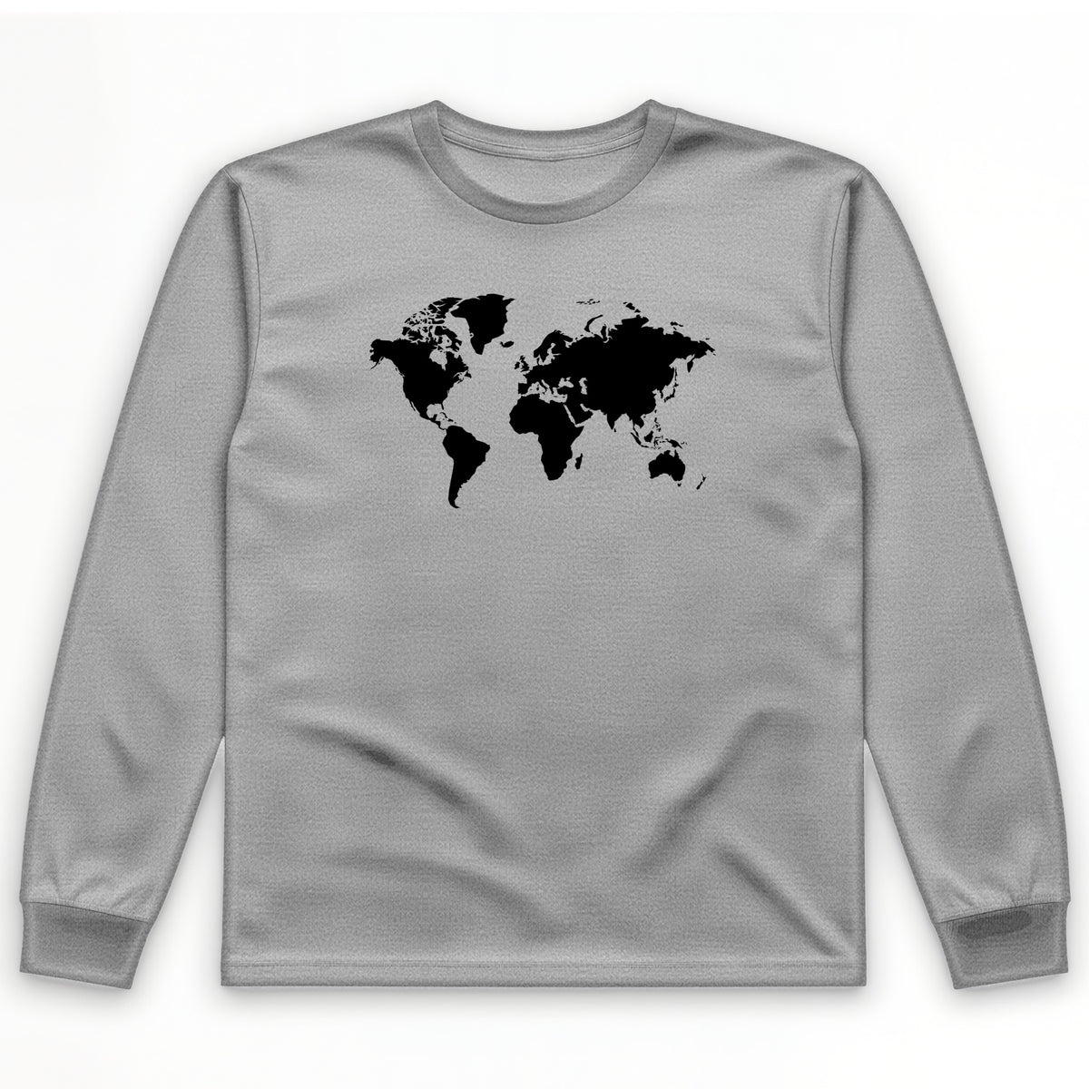 World Map Long Sleeve T-Shirt