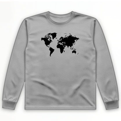 World Map Long Sleeve T-Shirt
