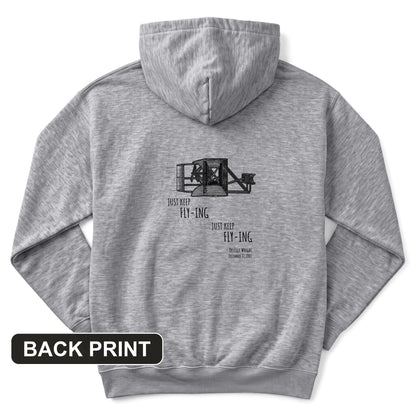 Wright Brothers Back Print Hoodie