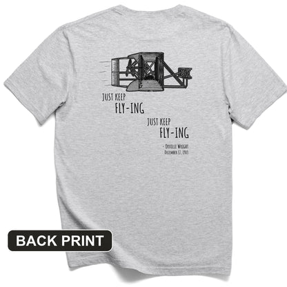 Wright Brothers Back Print T-Shirt