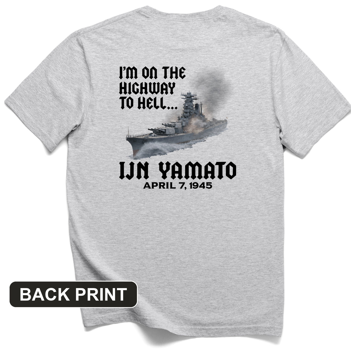 Yamato Back Print T-Shirt