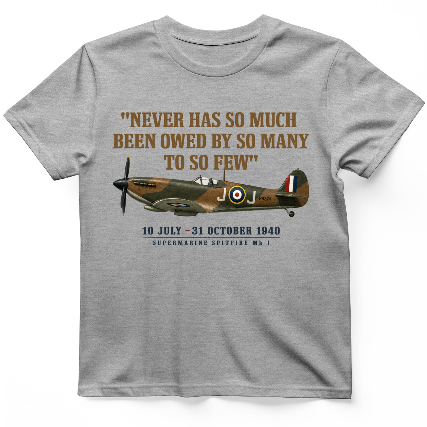 Spitfire T-Shirt Sport Grey / S