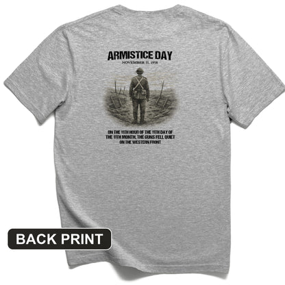 Armistice Day Back Print T-Shirt