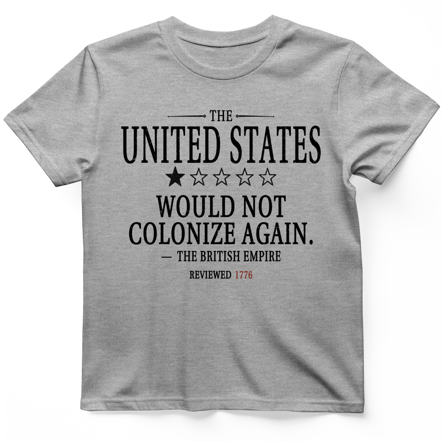 1 Star US T-Shirt Sport Grey / S