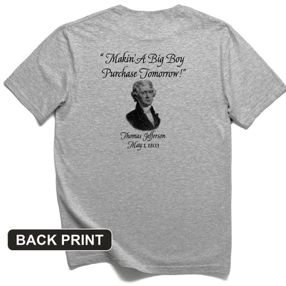 Big Boy Purchase Back Print T-Shirt