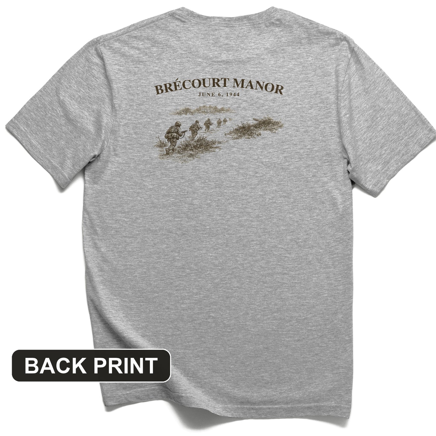 Brecourt Manor Back Print T-Shirt