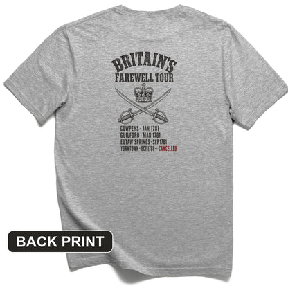 Britain's Farewell Tour Back Print T-Shirt