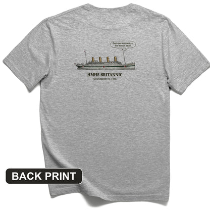 Britannic Back Print T-Shirt