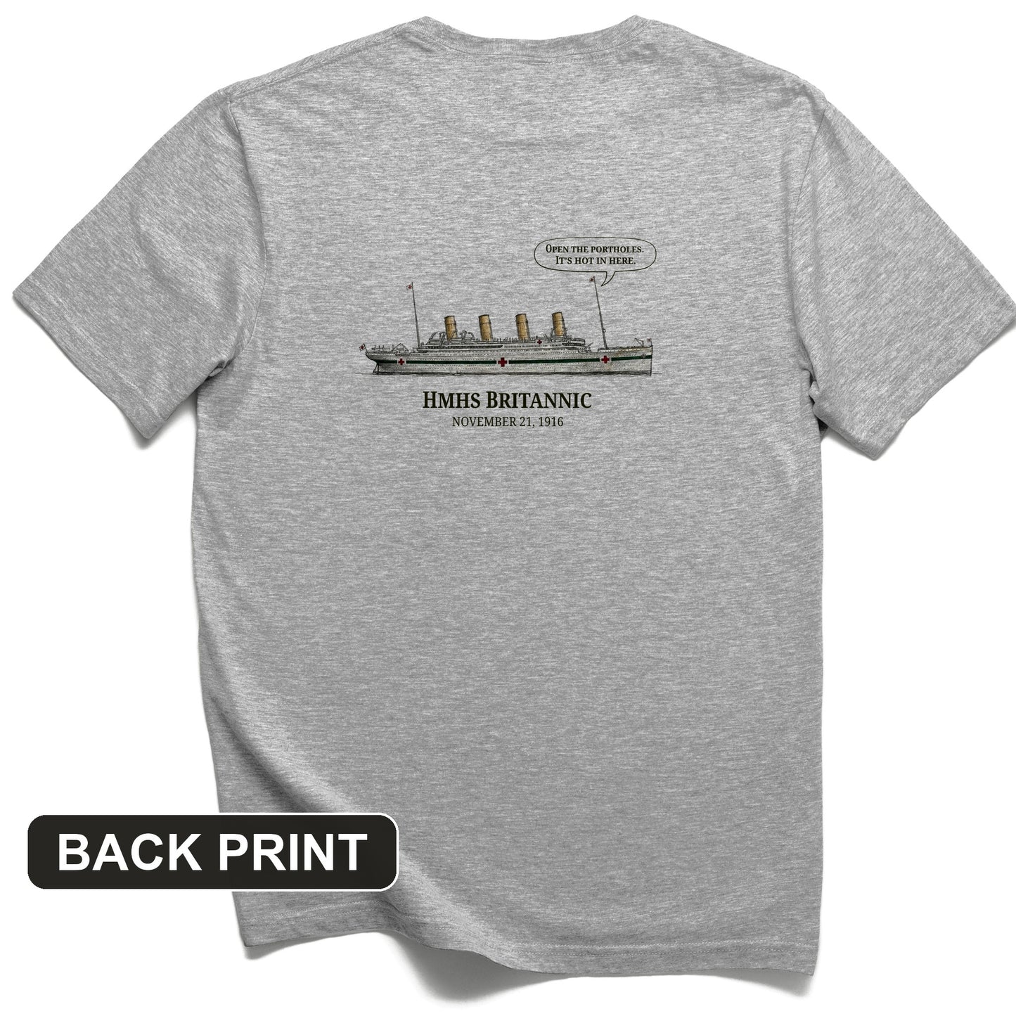 Britannic Back Print T-Shirt