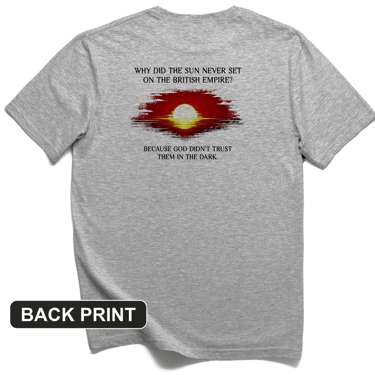 British Empire Back Print T-Shirt