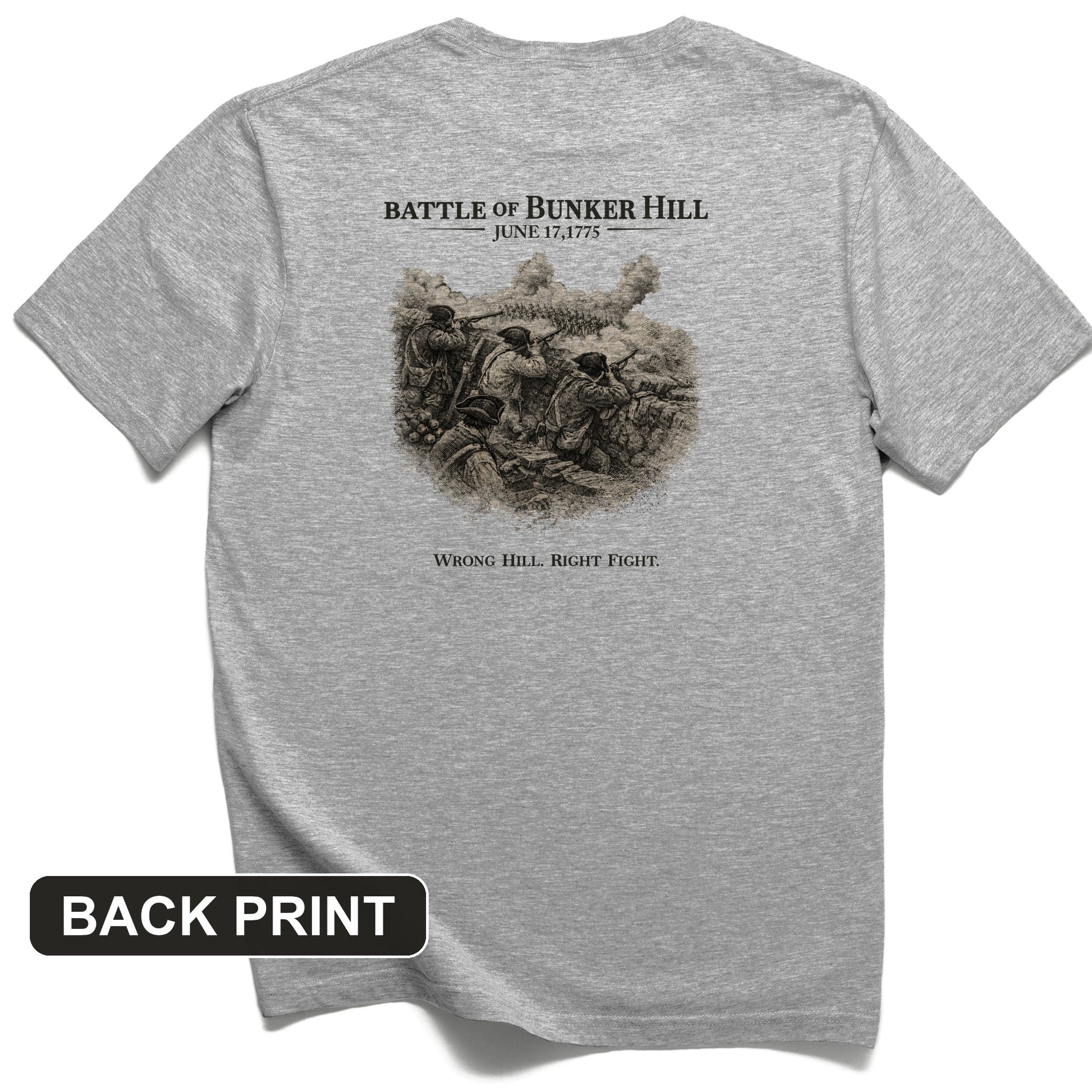 Bunker Hill Back Print T-Shirt