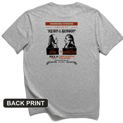 Burr vs Hamilton Back Print T-Shirt
