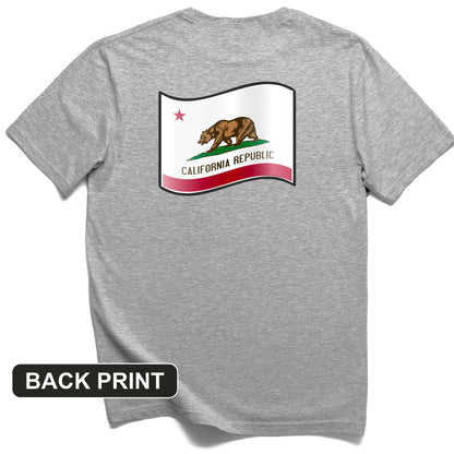 California Republic Back Print T-Shirt