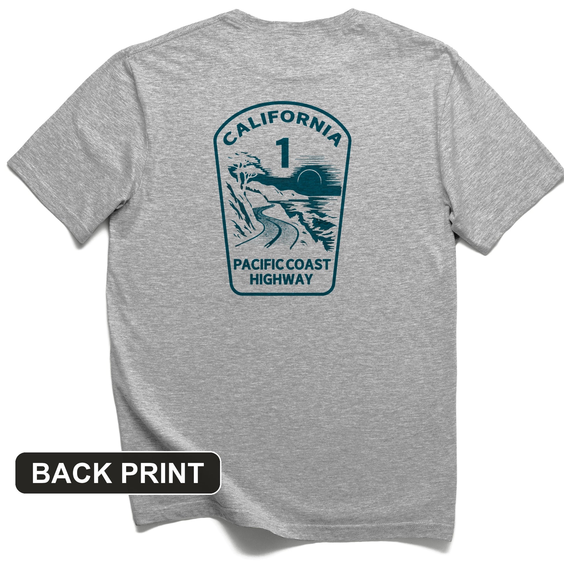 California Back Print T-Shirt