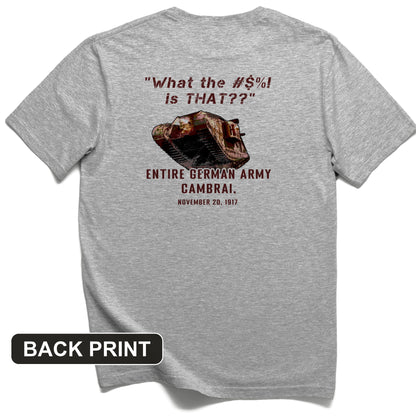 Cambrai 1917 Back Print T-Shirt