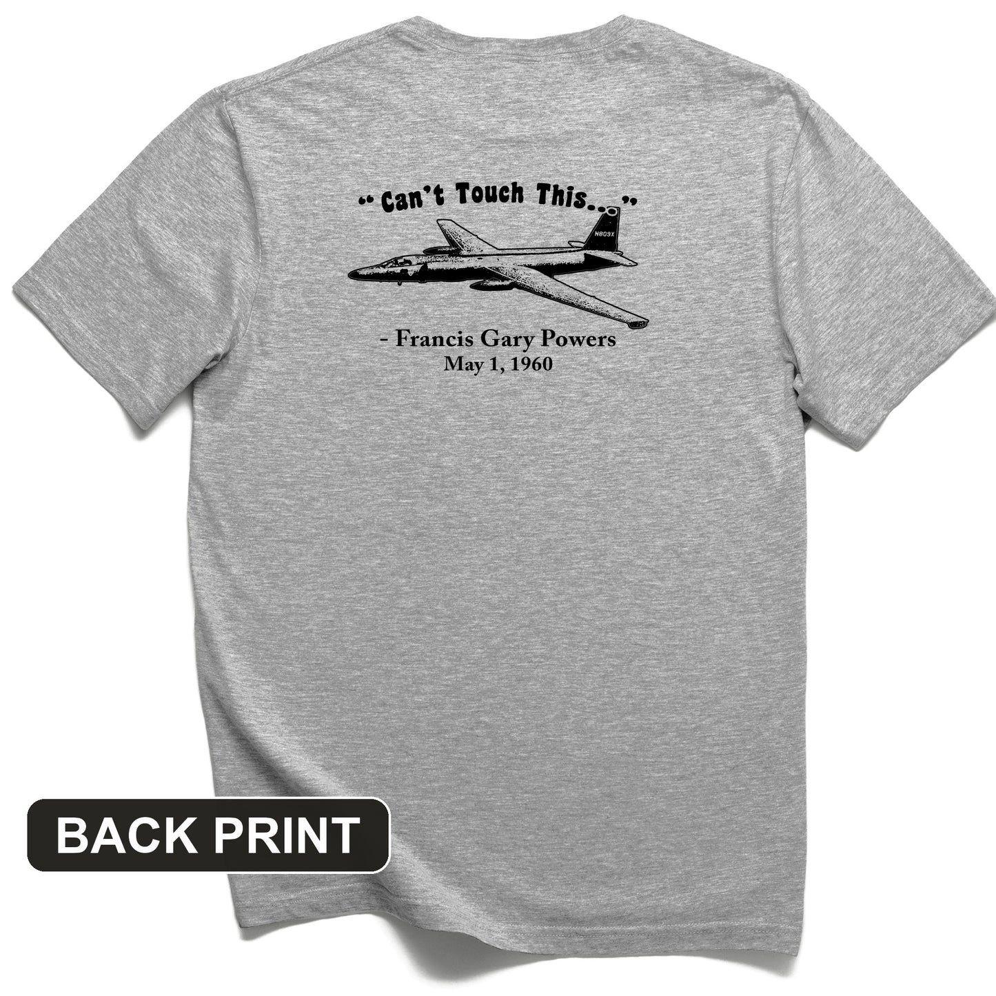 Can't Touch This Back Print T-Shirt