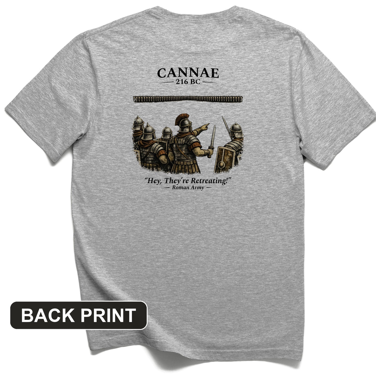 Cannae Back Print T-Shirt