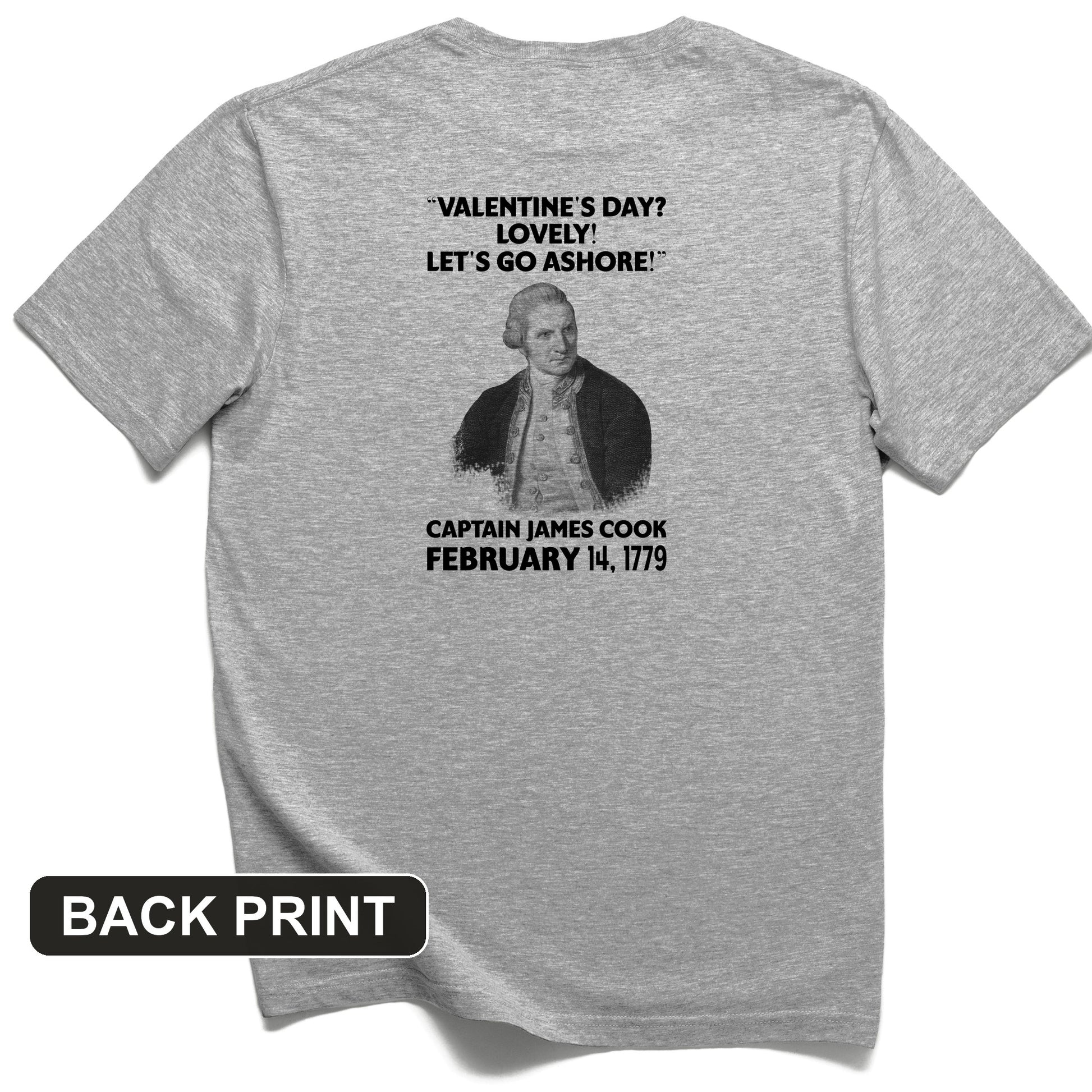 Captain Cook Back Print T-Shirt