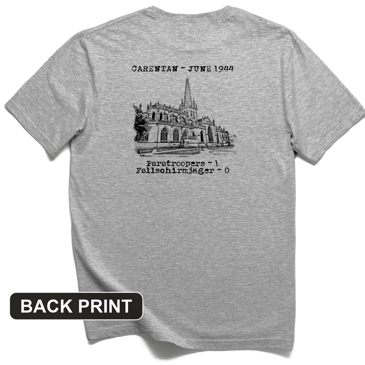 Carentan Back Print T-Shirt