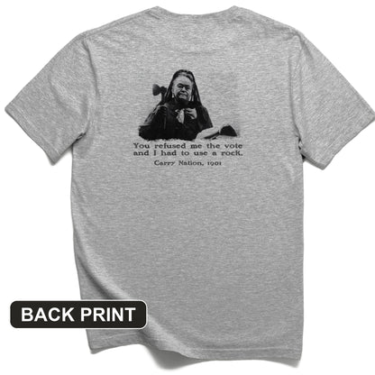 Carry Nation Back Print T-Shirt