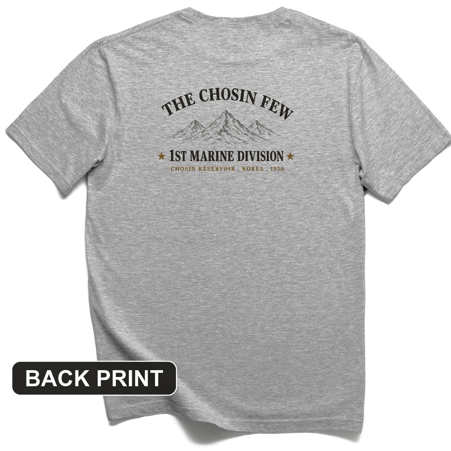 Chosin Few Back Print T-Shirt