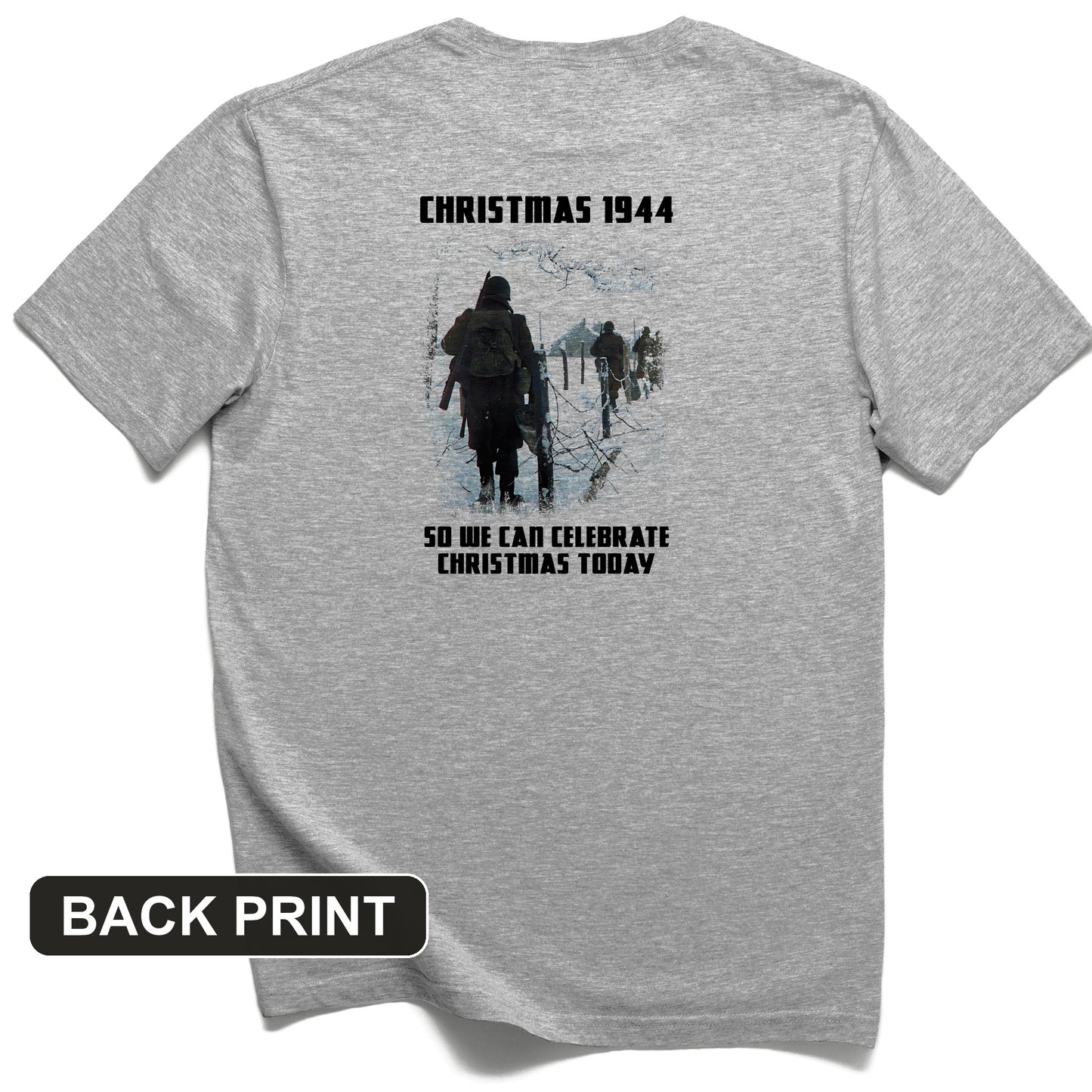 Christmas 1944 Back Print T-Shirt