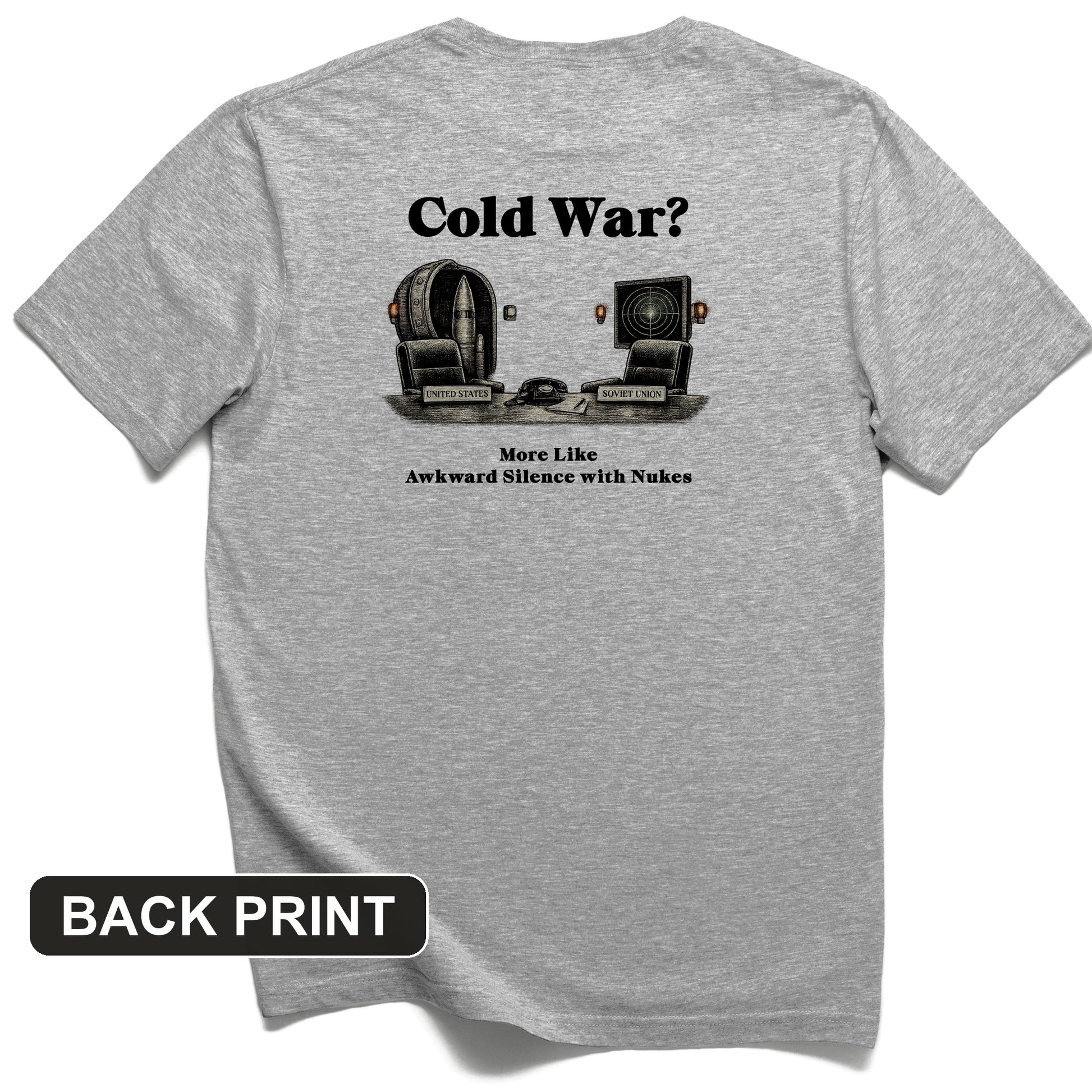 Cold War Back Print T-Shirt