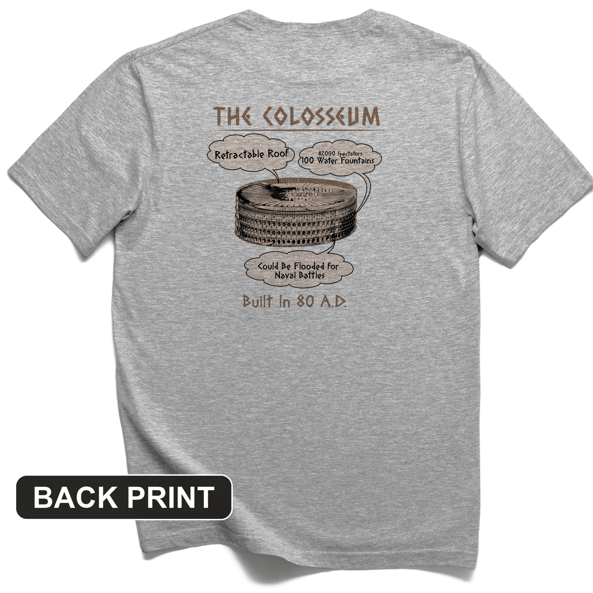 Colosseum Back Print T-Shirt