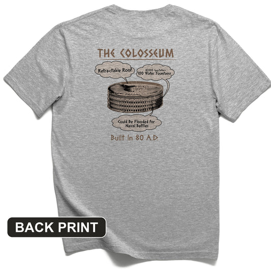 Colosseum Back Print T-Shirt