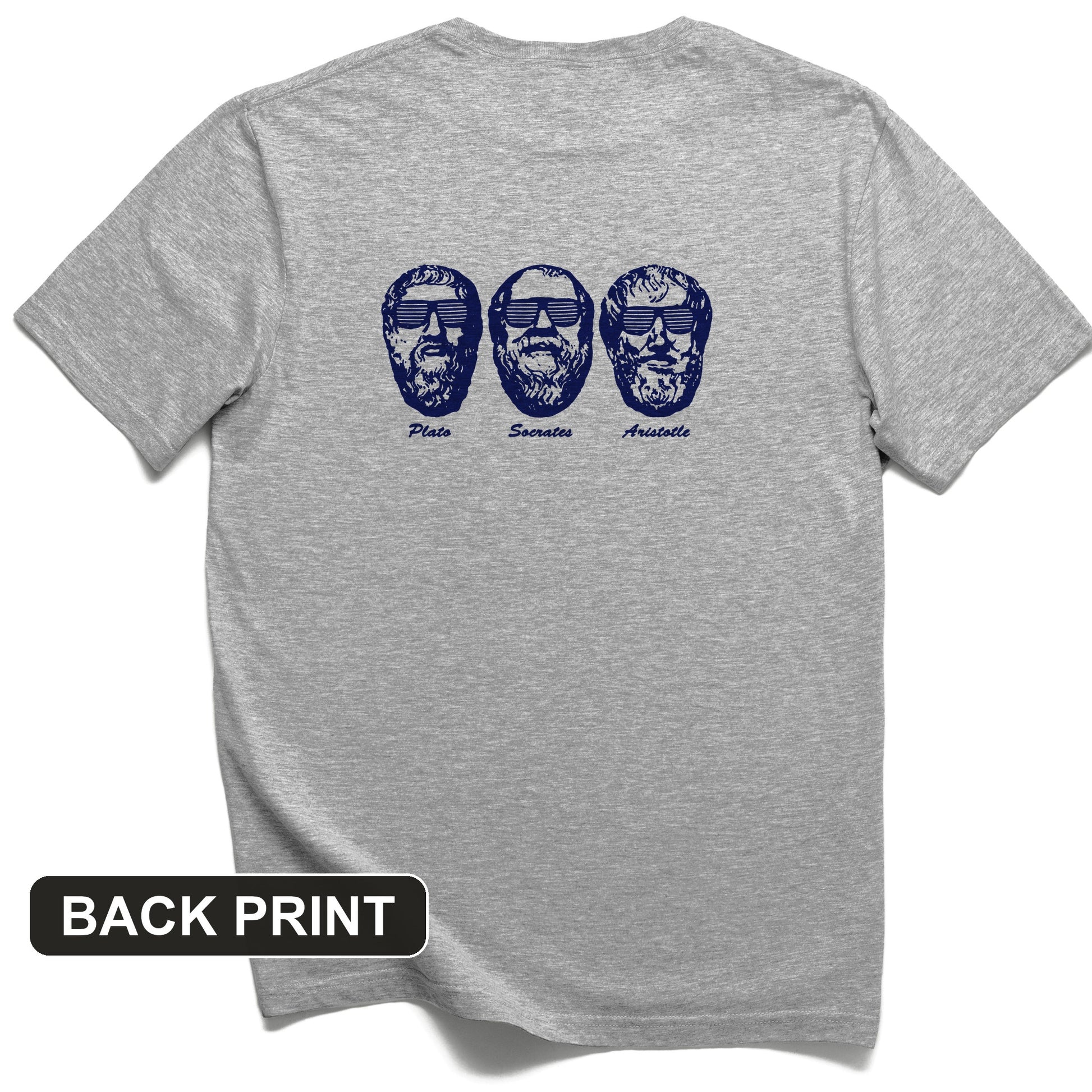 Cool Philosophers Back Print T-Shirt