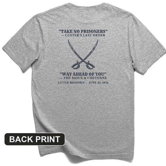 Custer's Last Order Back Print T-Shirt