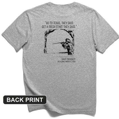 Davy Crockett Back Print T-Shirt